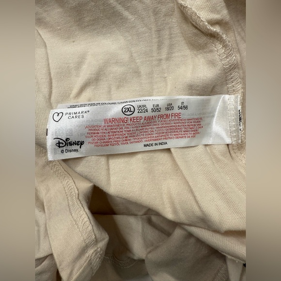 Lion King Sleeper Shirt Womens Plus Size 2XL Beige Simba Pumba  Pajama Rare 2009 - Picture 9 of 11